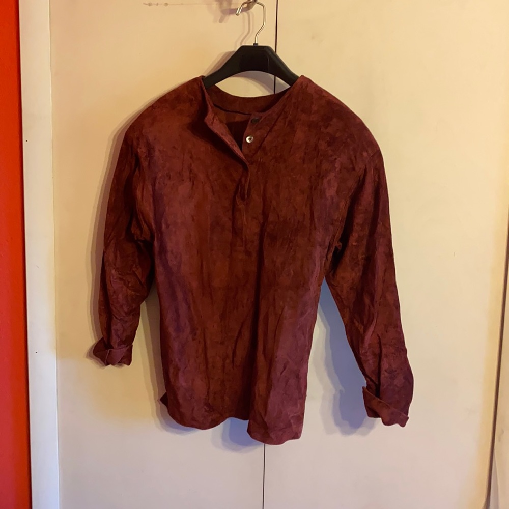 Burgundy tunic
